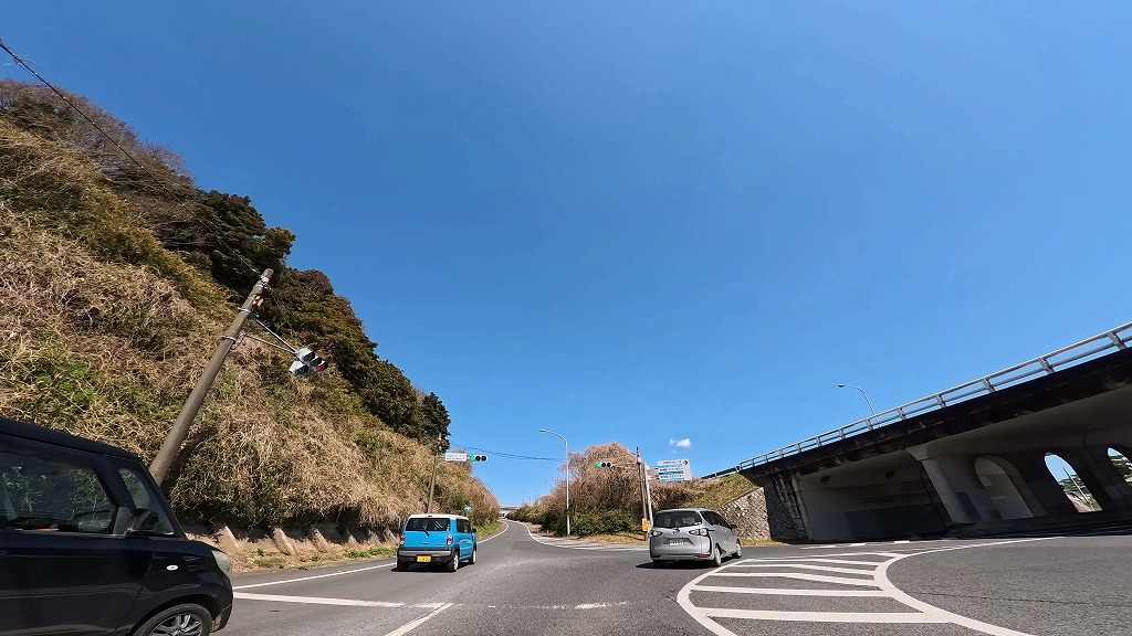 大洗海岸 サンビーチ通り 大洗海岸通り